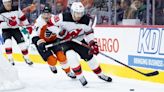 Devils blow late lead but beat Flyers, 4-3, in OT