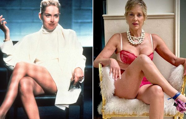 Sharon Stone Recreates Famous 'Basic Instinct' Crossed-Legs Scene 32 Years Later: 'Basically … Yours'