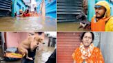 Woman and 15 pets saved from flooded home in Pune
