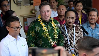 Musk launches SpaceX’s Starlink internet services in Indonesia, says more investments could come