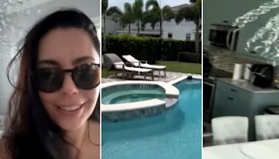 Así es la casa de Daniela Aránguiz en Miami