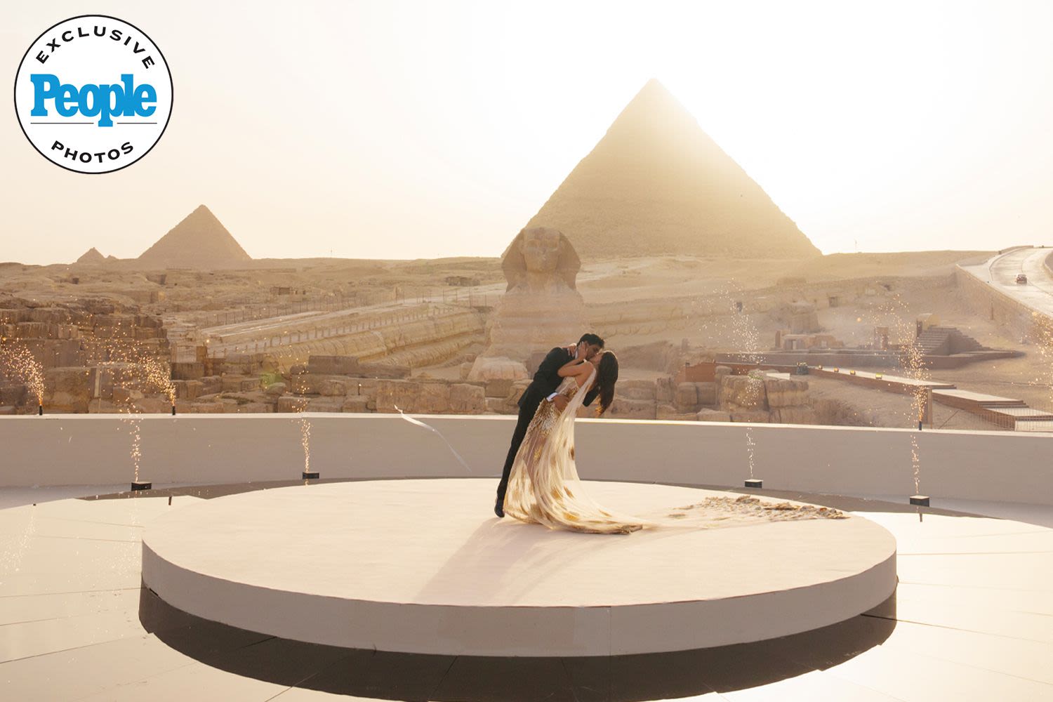 All the Stunning Photos from Bilt Rewards CEO Ankur Jain's Wedding to Erika Hammond in Egypt (Exclusive)