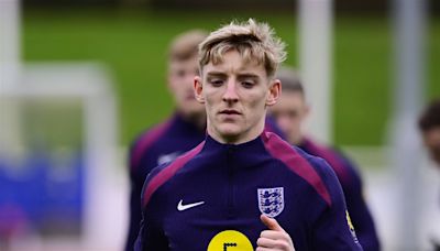 Anthony Gordon and Manchester United pair missing from England training