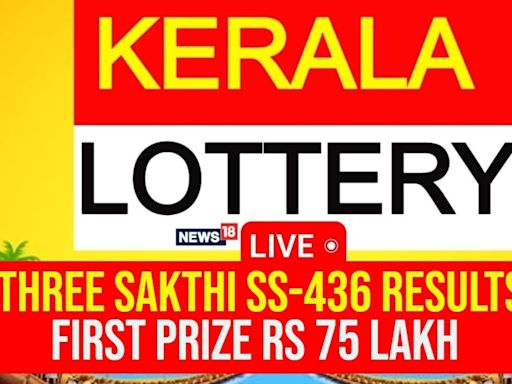 Kerala Lottery Result Today LIVE: Sthree Sakthi SS-436 WINNERS for October 8, 2024 (DECLARED); First Prize Rs 75 Lakh! - News18