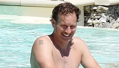 Patrick Wilson Spotted Shirtless During Italy Pool Day with Wife Dagmara Dominczyk