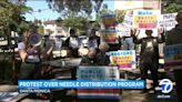 Santa Monica residents call for end to LA County's needle distribution program at parks