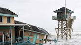 Videos show Nicole’s force before and after the storm made landfall in Florida as a hurricane