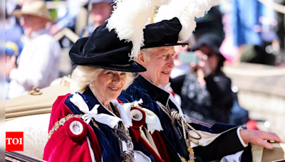 King Charles attends Garter Day service; Kate Middleton absent - Times of India