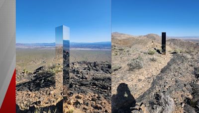 Mysterious monolith removed from Nevada desert