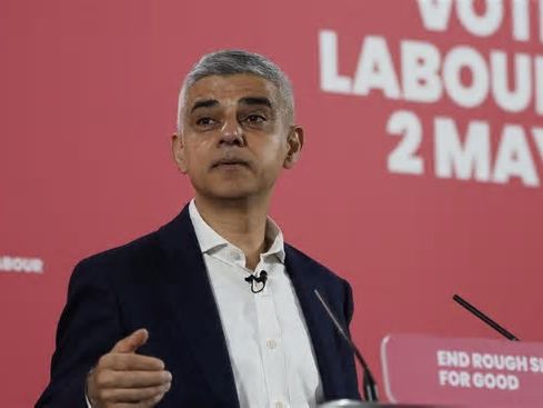 London Mayor Sadiq Khan wins third term as UK's governing Conservatives endure more bad results