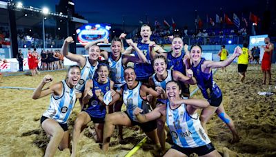 Las Kamikazes para la historia: la selección de beach handball subcampeonas del mundo