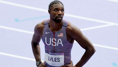 Noah Lyles vows he will not lose again after 100m heats defeat by Briton Louis Hinchliffe