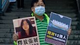 A citizen journalist imprisoned for 'provoking trouble' by reporting on COVID in China is released