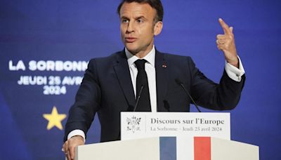 Macron reclama una defensa "creíble" para una Europa "que puede morir"