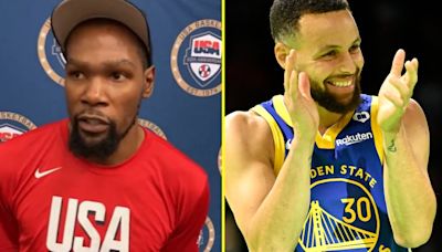 Kevin Durant says 'exciting times' being teammates with Steph Curry on Team USA