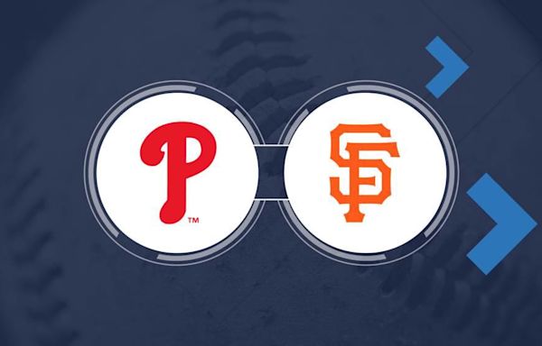 Giants vs. Phillies TV Channel and Live Stream Info for May 3