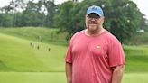 Watch a local fan step in as an unexpected caddie for a golfer at PGA event