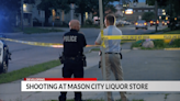 Investigation underway after a reported shooting at a liquor store in Mason City