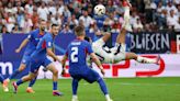 Jude Bellingham overhead kick goal saves England versus Slovakia at EURO 2024 (video)