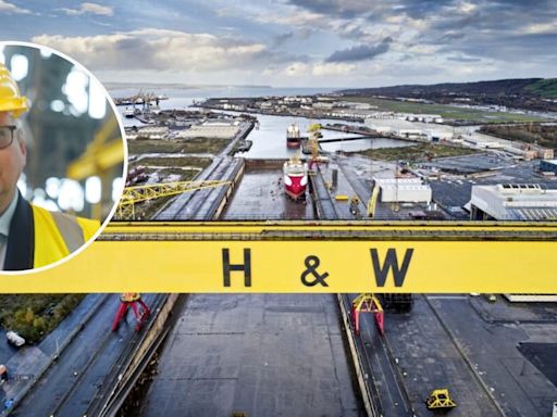 Harland & Wolff to ‘wind down non-core business lines’ as shipyard owner sacks John Wood as CEO