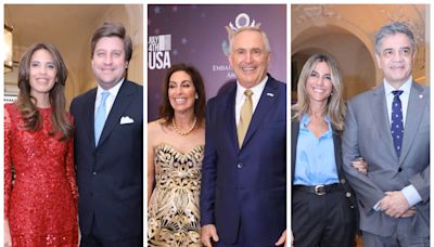 En fotos. Todos los invitados a la gran fiesta por el Día de la Independencia de los Estados Unidos en el Palacio Bosch