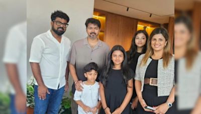 Inside Thalapathy Vijay's Meet-And-Greet Session With Rambha And Her Family