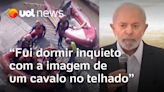 Lula celebra resgate de cavalo ilhado no RS: ‘Merece um bom descanso; espero que ninguém monte'