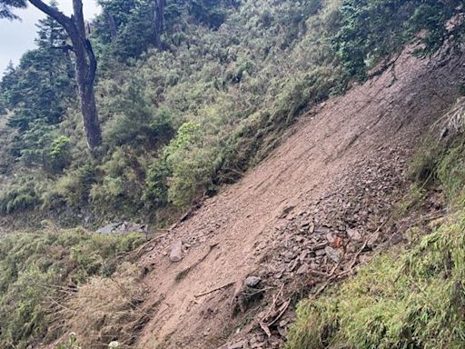 連日大雨釀災！玉山主峰4.9K坍方20公尺 玉管處急公告：暫停入園