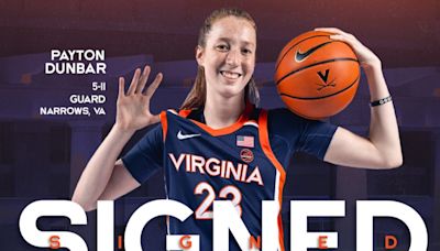 Virginia Women's Basketball Adds Guard Payton Dunbar to 2024 Recruiting Class