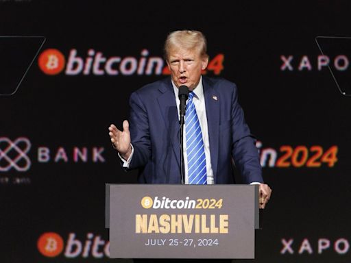 Trump promete adoptar el uso de criptomonedas si gana las elecciones