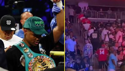 Shakur Stevenson booed as hometown fans leave early during lacklustre points win