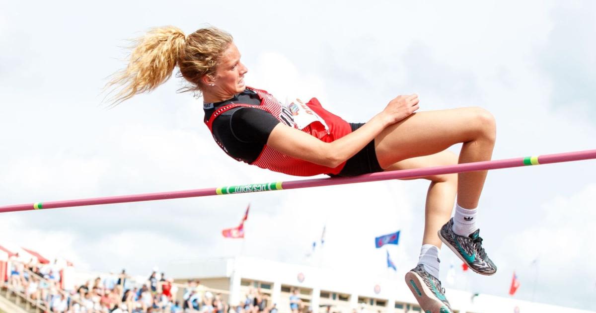 Nebraska high school high jump champion Karsyn Leeling continues to lead event nationally