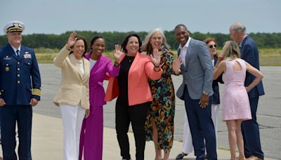 U.S. Vice President Kamala Harris is in Provincetown on Cape Cod. Live updates.