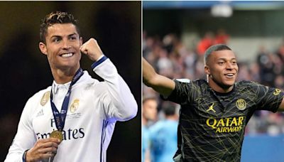 El emotivo mensaje que Cristiano Ronaldo le dedicó a Mbappé en su arribo al Real Madrid - La Tercera