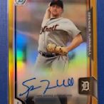 Spencer Turnbull 2015 Bowman Chrome Gold REF. RC AUTO 限量50張