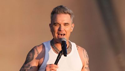 Robbie Williams entertains BST crowd with special guest Danny Dyer