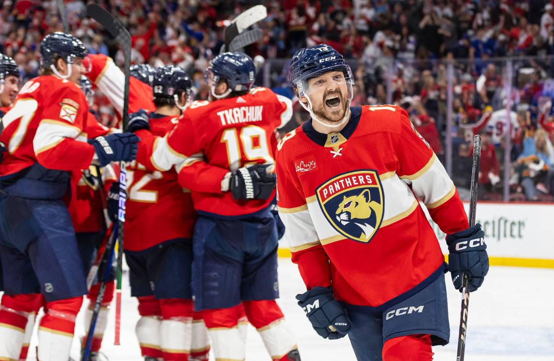 Reinhart lifts Panthers to overtime win over Rangers in Game 4 to even Eastern Conference final