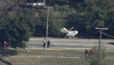 Plane crash near Schaumburg closes roads; officials urge residents to avoid area