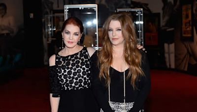 Lisa Marie Presley's Teen Twin Daughters Seen in Rare Photo With Grandma Priscilla Presley