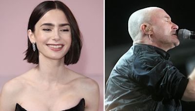 Lily Collins Reveals Her Favorite Phil Collins' Song: 'There's Too Many!'