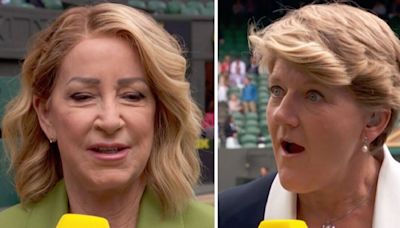 Wimbledon pundit makes Clare Balding's jaw drop on BBC with brag while on air