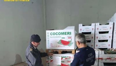 FRODE Salento: frode alimentare, sequestrate 9 tonnellate di angurie