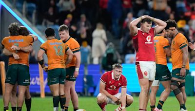 Australia and Wales make injury-enforced changes for the 2nd rugby test