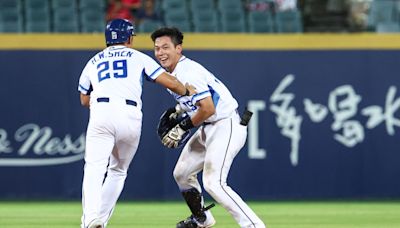 戴培峰敲生涯首支再見安打 助悍將奪勝 (圖)