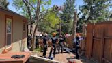 Colorado Springs woman rescued after falling into deep hole in her yard