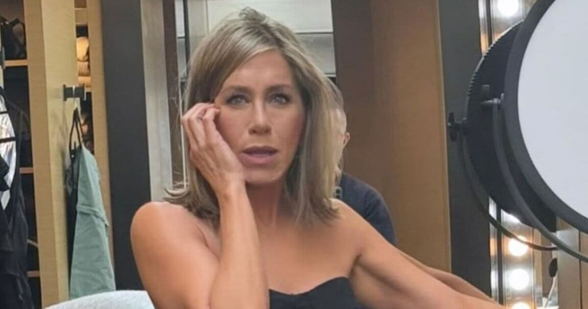 Jennifer Aniston looks younger than ever in plunging dress for very rare selfie