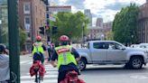 Their bikes are fire engine red: Providence's firefighters on bike patrol save lives.