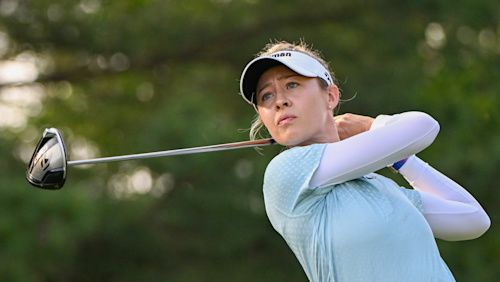 Chevron Championship: Nelly Korda one shot off lead at halfway