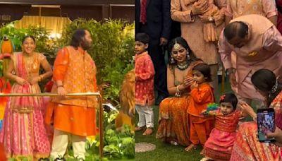 Anant Ambani-Radhika Merchant's Mameru ceremony: INSIDE video shows Mukesh, Nita, Isha and kids beaming with joy