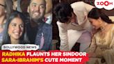 Radhika Merchant flaunts sindoor after wedding | Sara Ali Khan & Ibrahim Ali Khan share sweet moment